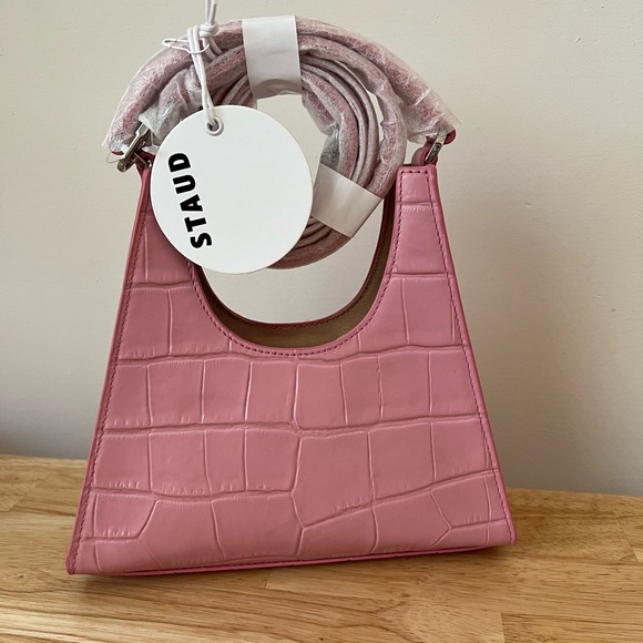 NWT STAUD Mini Rey Bag, geranium - Picture 5 of 10